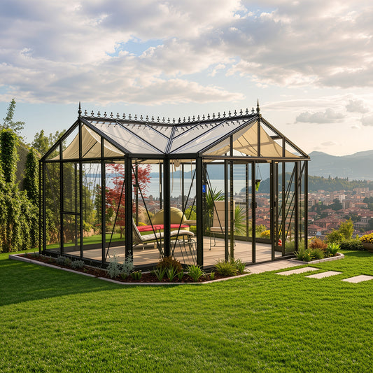 Exaco Janssens Royal Victorian Orangerie 13 x 16 ft T-Shape