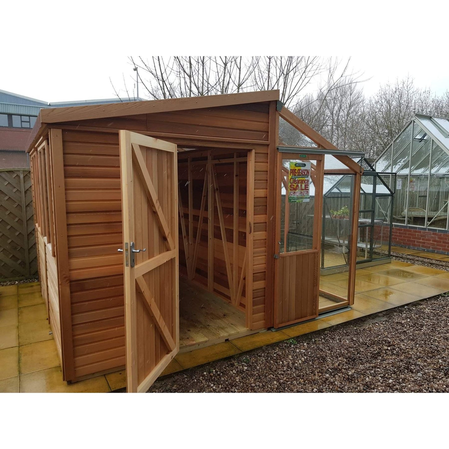 Fusion 10 Cedar Workshop & Greenhouse