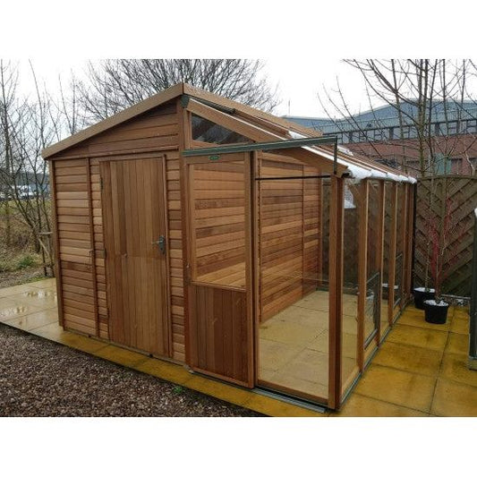 Fusion 10 Cedar Workshop & Greenhouse