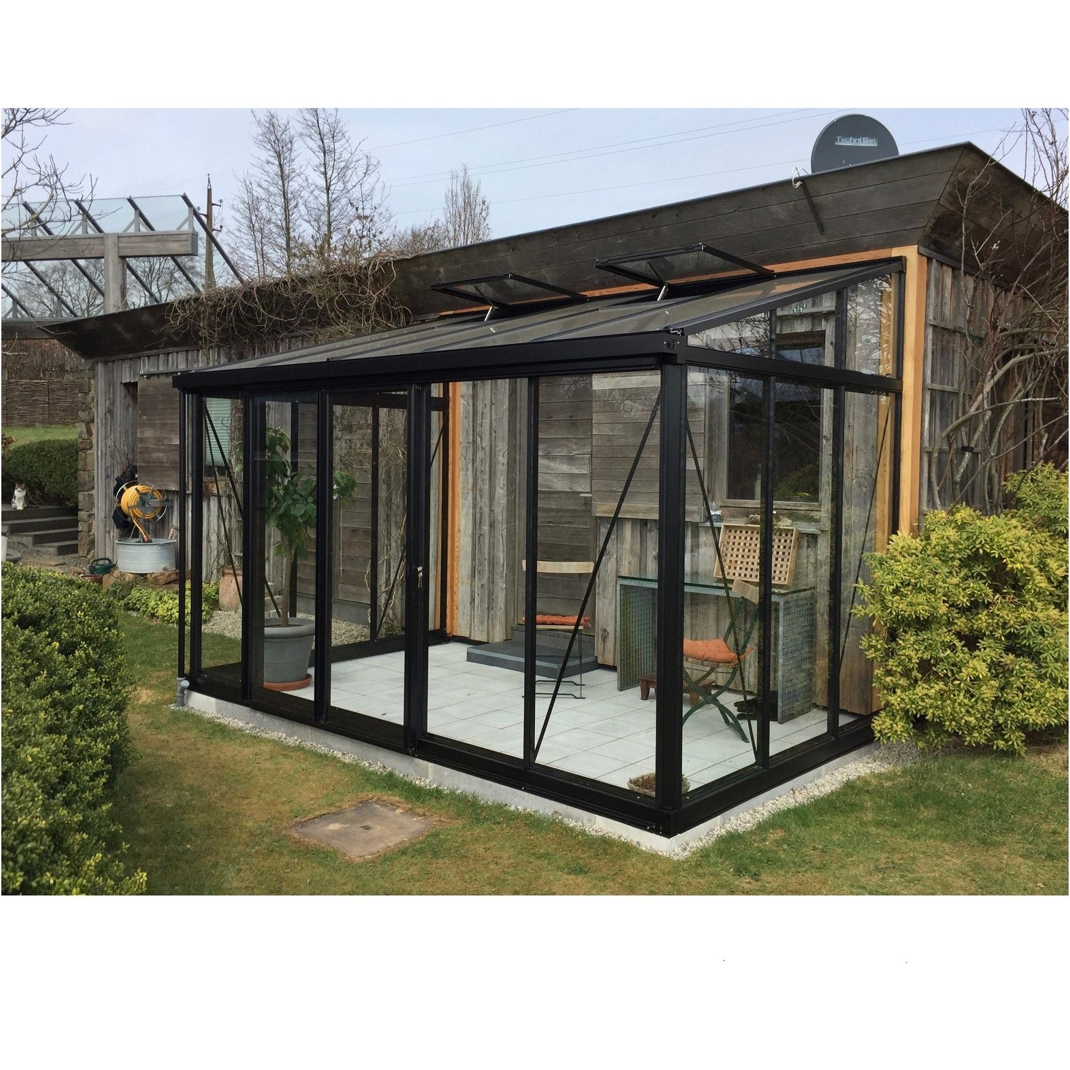 Exaco Janssens Arcadia Lean-to Greenhouse – Planet Greenhouse