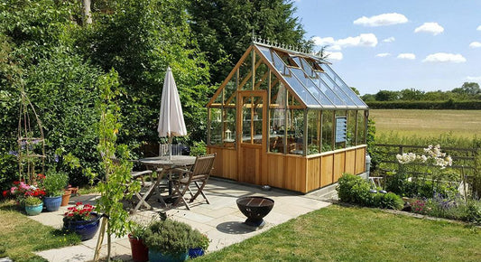 Cheltenham Cedar Half-Boarded Greenhouse