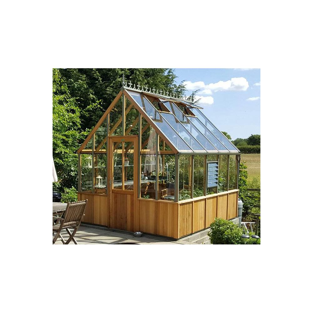 Cheltenham Cedar Half-Boarded Greenhouse