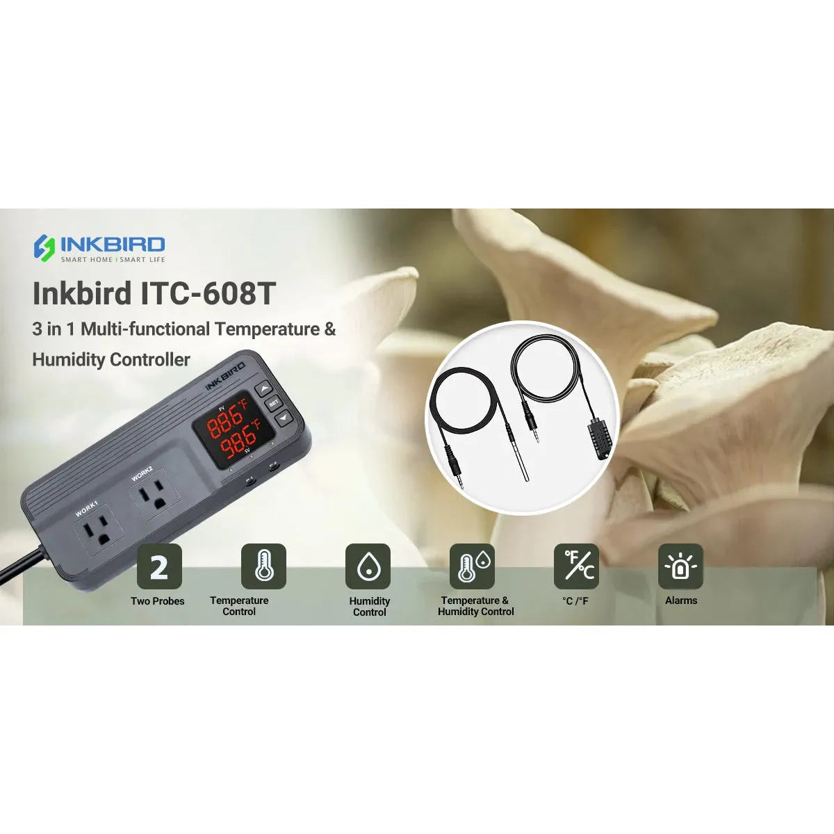 INKBIRD ITC-608T Thermostat