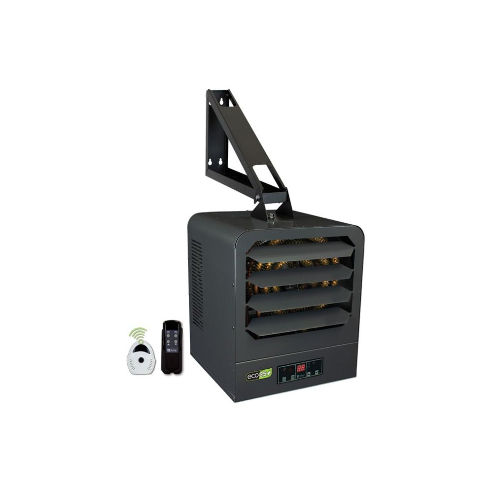 King Electric KB2410-1-ECO2S-PLUS Electric Heater with Remote Sensor, 10 KW, 240V/1Ph