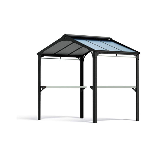 Palram - Canopia Austin 6' x 8' Grill Gazebo - Black