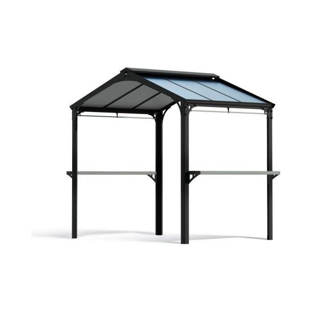 Palram - Canopia Austin 6' x 8' Grill Gazebo - Black