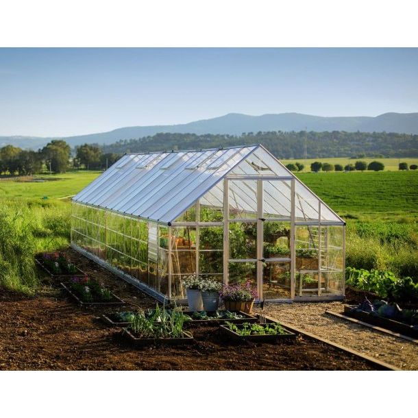 Palram - Canopia Balance 10' x 28' Greenhouse - Silver