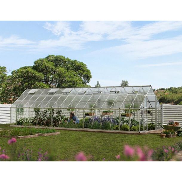 Palram - Canopia Balance 10' x 32' Greenhouse - Silver