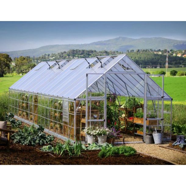 Palram - Canopia Balance 10' x 32' Greenhouse - Silver