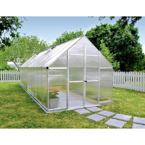 Palram - Canopia Essence 8' x 20' Greenhouse - Silver