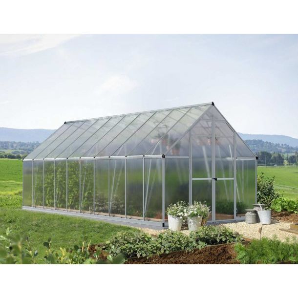 Palram - Canopia Essence 8' x 20' Greenhouse - Silver