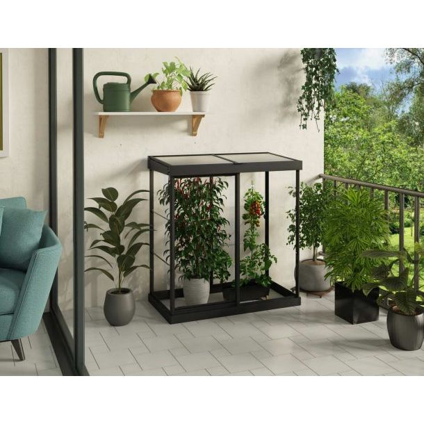 Palram - Canopia Ivy 4' x 2' Mini Greenhouse - Black