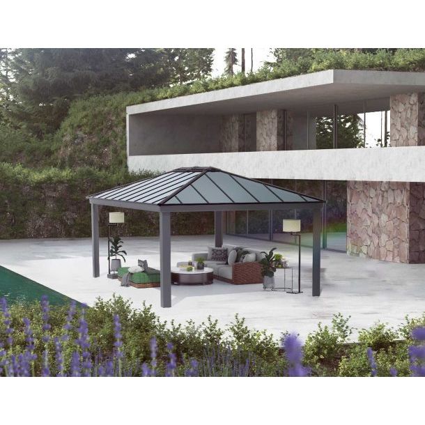 Palram - Canopia Dallas 14' x 20' Gazebo - Gray