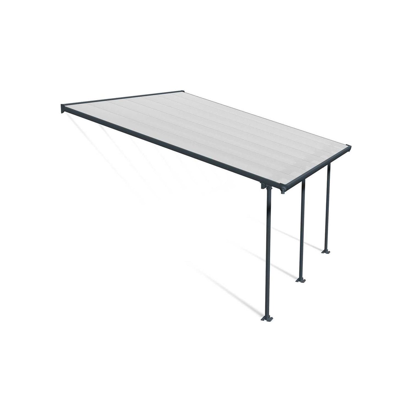 Palram - Canopia SanRemo 13' x 14' Patio Enclosure - Gray/Clear