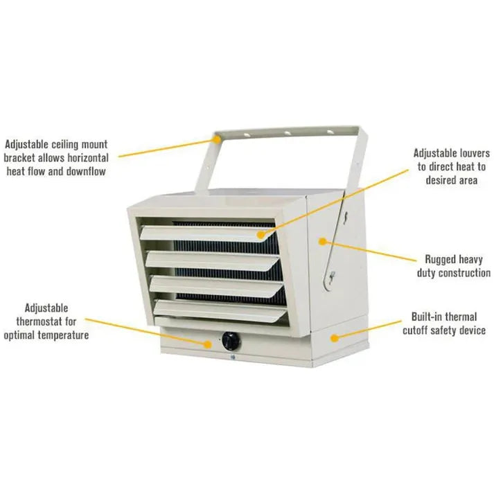 Riverstone Ceiling Mounted Electric Greenhouse Heater