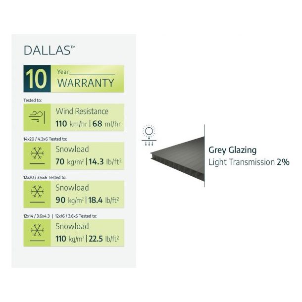 Palram - Canopia Dallas 14' x 20' Gazebo - Gray