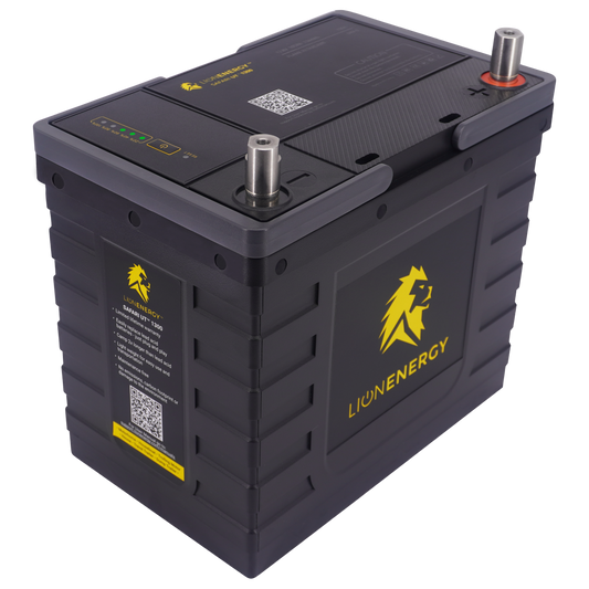 Lion UTTM 1300 BT 12V Battery, 105Ah (1344Wh) LiFePO4, 12.8V Nominal, Bluetooth