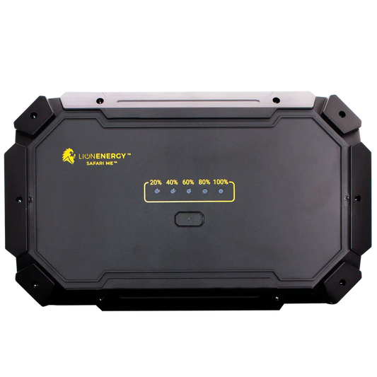 Lion SafariTM Portable Generator, 1612Wh LiFePO4, 3000W AC, 2 USB-A, 2 USB-C / PD 60W