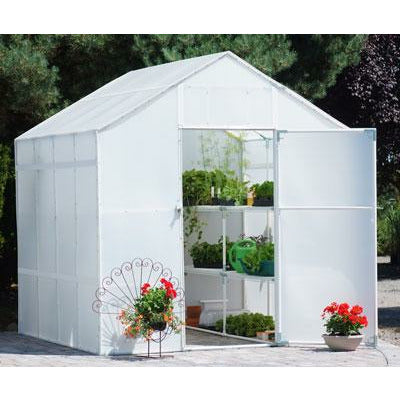 Solexx Garden Master Greenhouse Deluxe 8'W x 8'L x 8'9"H