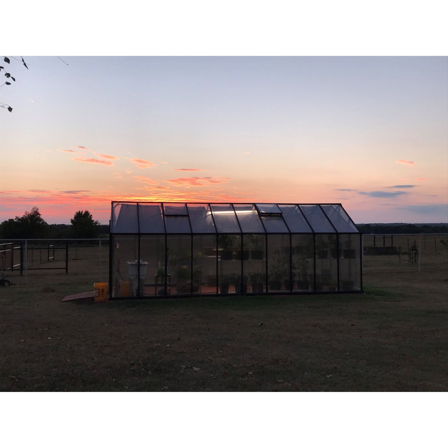 Mont Greenhouse 8FTx 20FT - Black Finish - Premium Package MONT-20-BK-PREMIUM