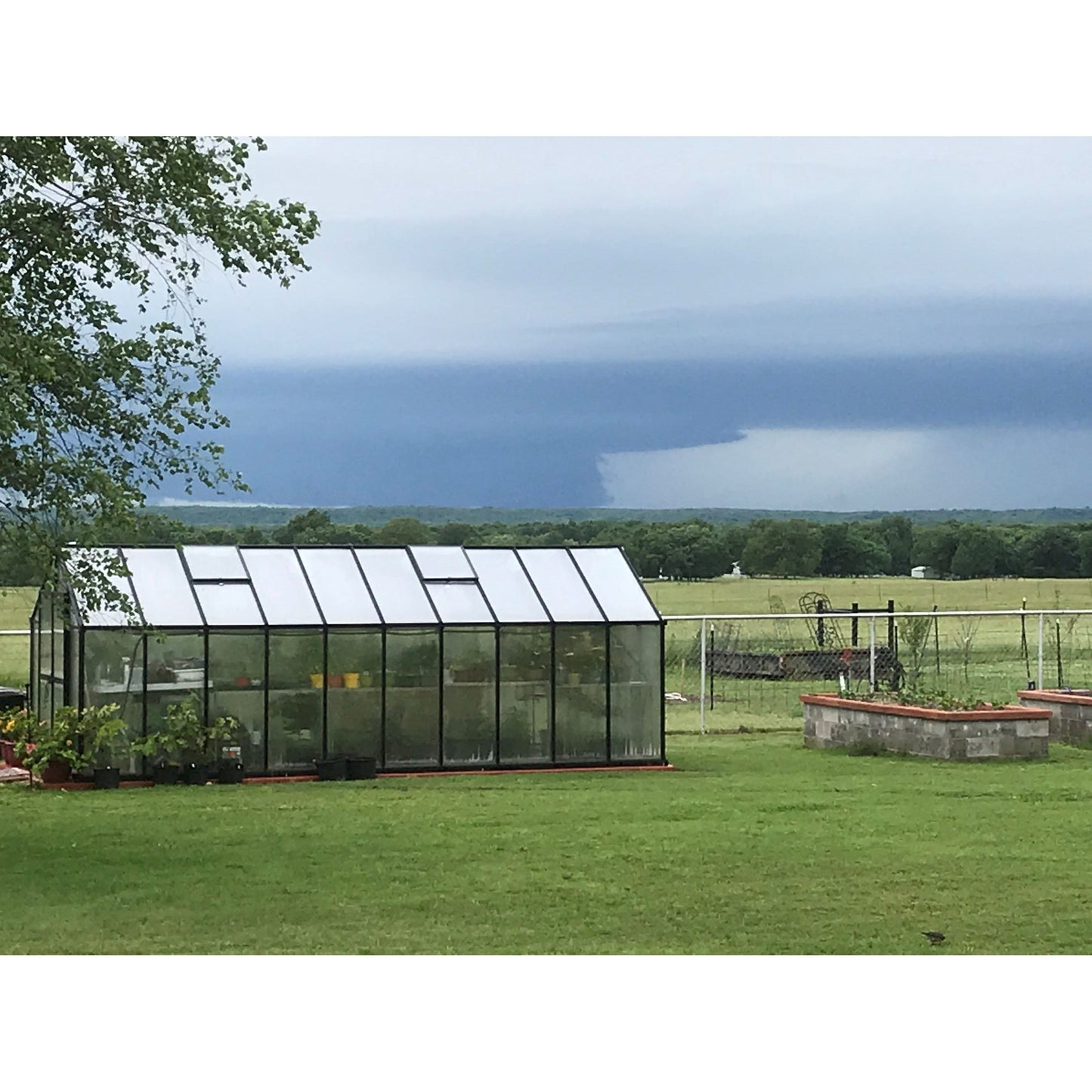 Mont Greenhouse 8FTx 20FT - Black Finish - Premium Package MONT-20-BK-PREMIUM