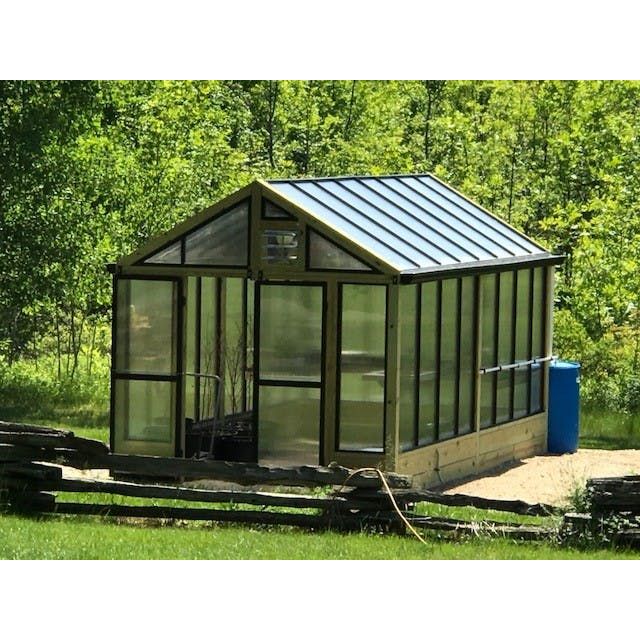 Mont Greenhouse 8FTx 16FT - Black Finish - Premium Package MONT-16-BK-PREMIUM