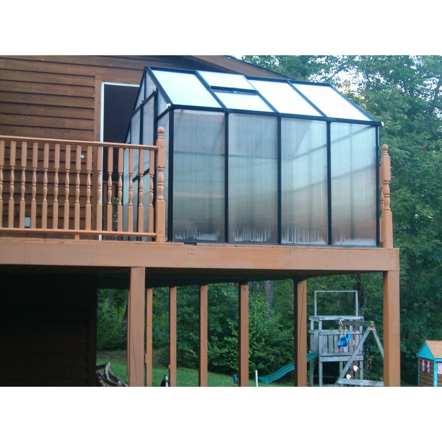 Mont Greenhouse 8FTx 8FT - Black Finish - Premium Package MONT-8-BK-PREMIUM
