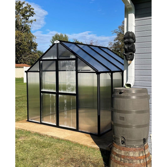 Mont 8FT x 8FT Black Greenhouse MONT-8-BK