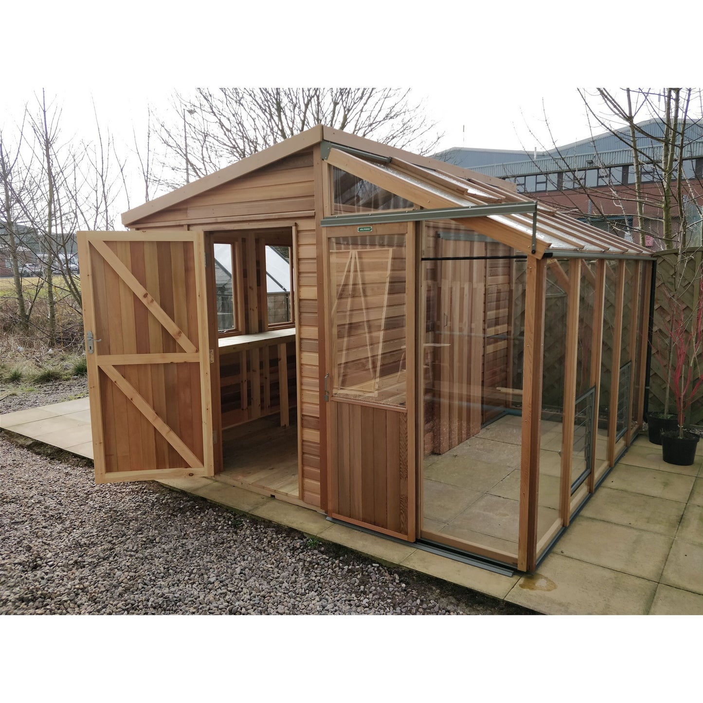Fusion 8 Cedar Greenhouse (8'9" x 10'7")