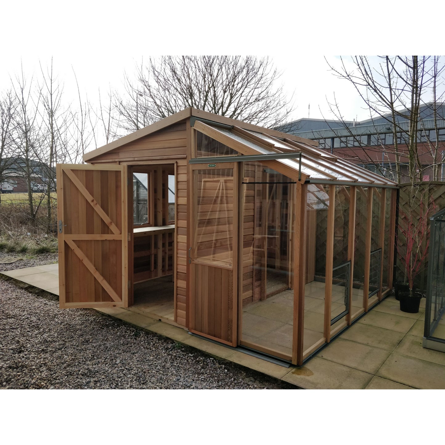 Fusion 8 Cedar Greenhouse (8'9" x 10'7")