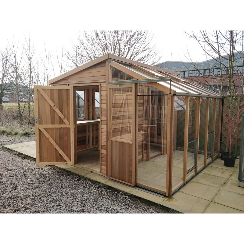 Fusion 8 Cedar Greenhouse (8'9" x 10'7")