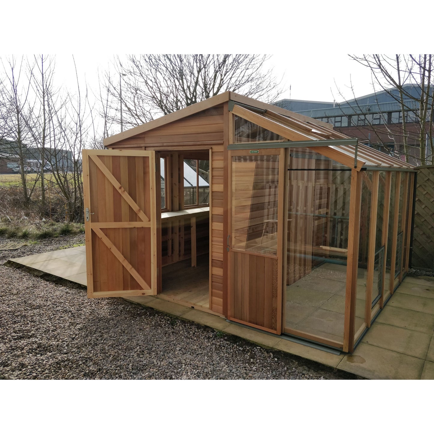 Fusion 8 Cedar Greenhouse (8'9" x 10'7")