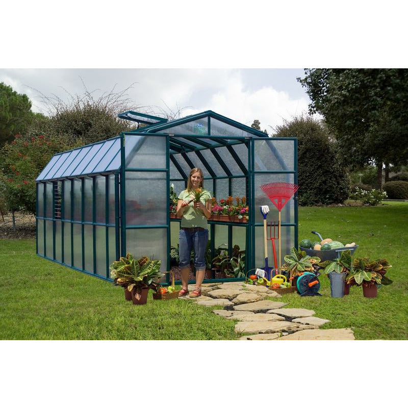 Palram - Canopia Prestige 8' x 16' Greenhouse - Twin Wall