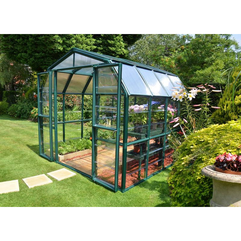 Palram - Canopia Grand Gardener 8' x 8' Greenhouse - Clear