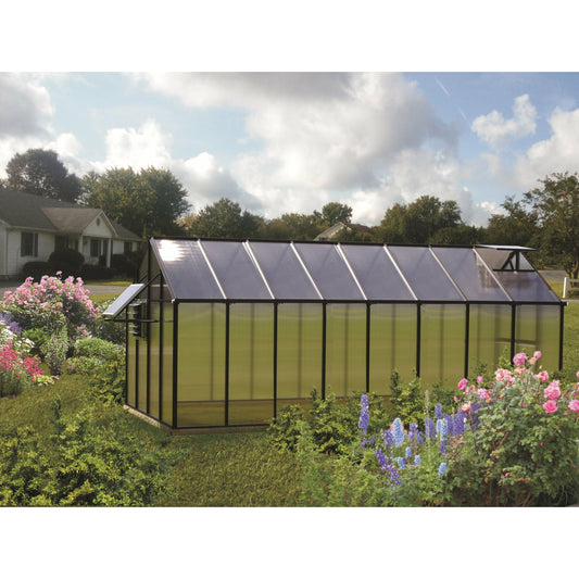 Mont Greenhouse 8FTx 16FT - Black Finish - Mojave MONT-16-BK-MOJAVE