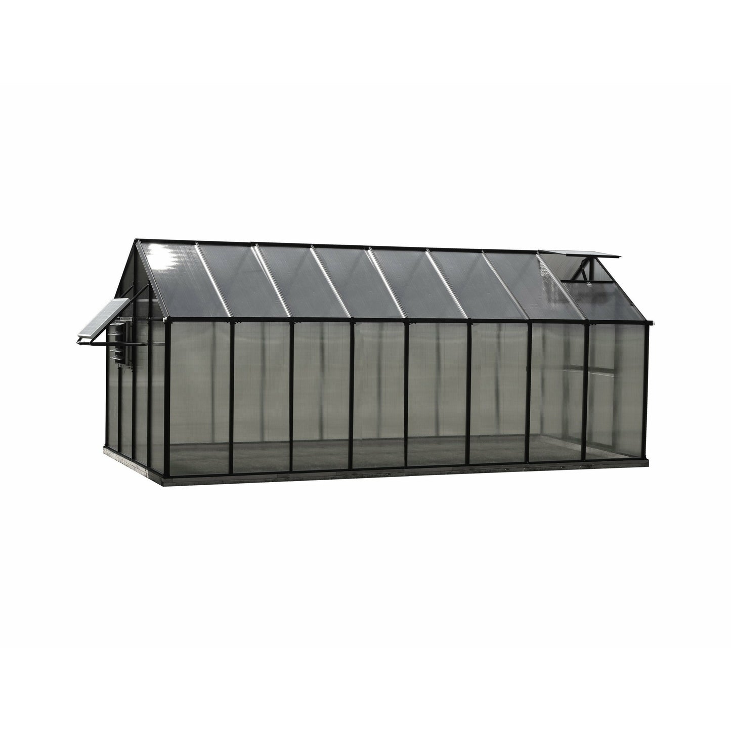 Mont Greenhouse 8FTx 16FT - Black Finish - Mojave MONT-16-BK-MOJAVE