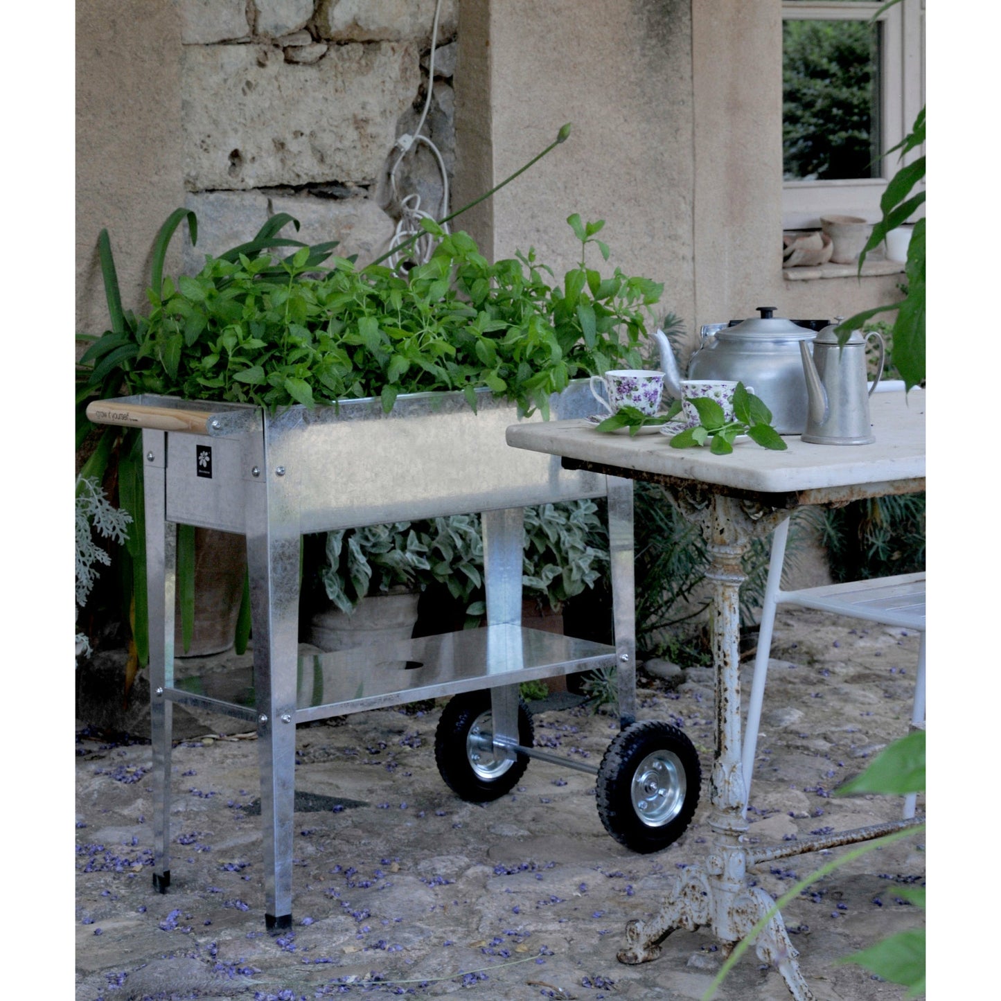 Garden Trolley Galvanized