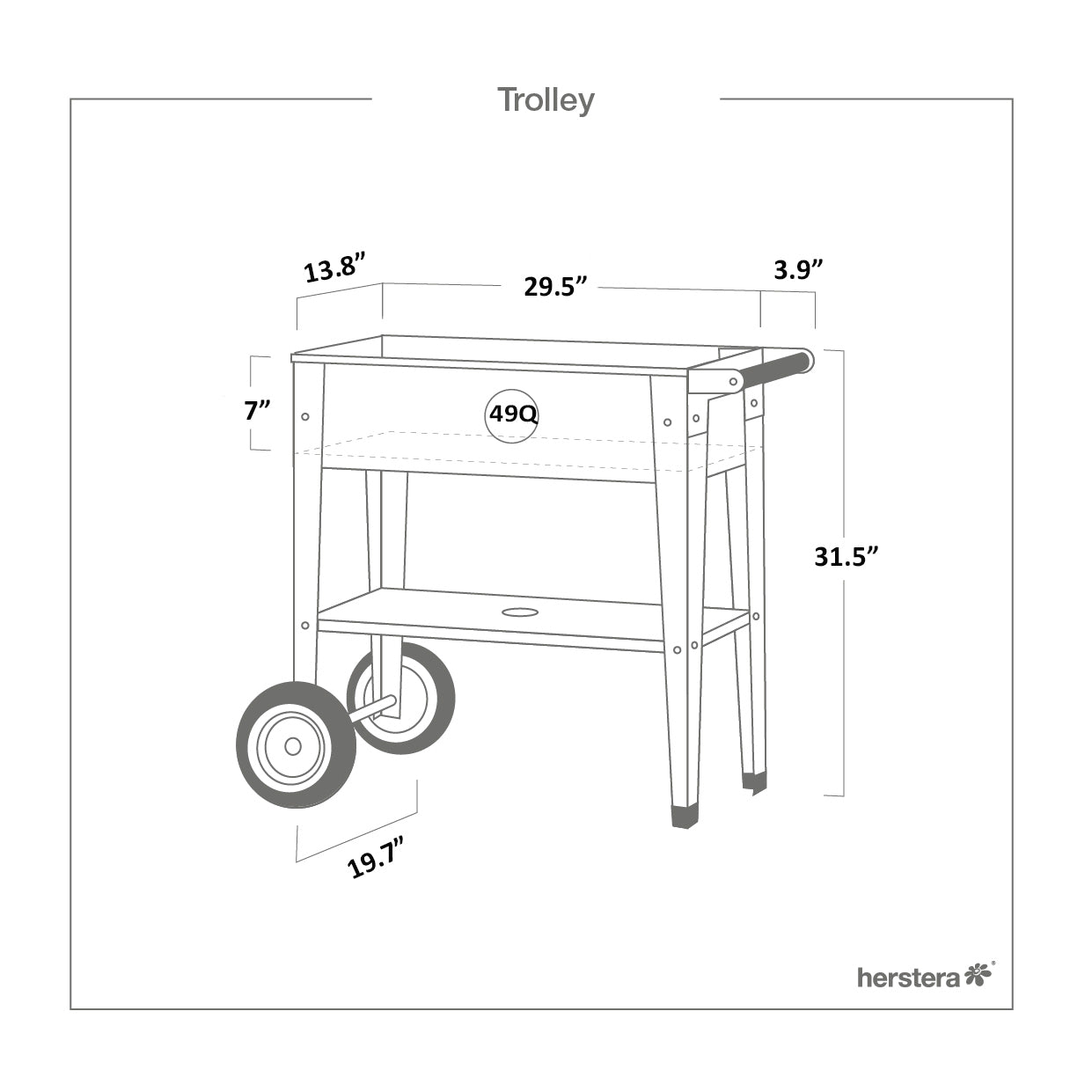 Garden Trolley Mint