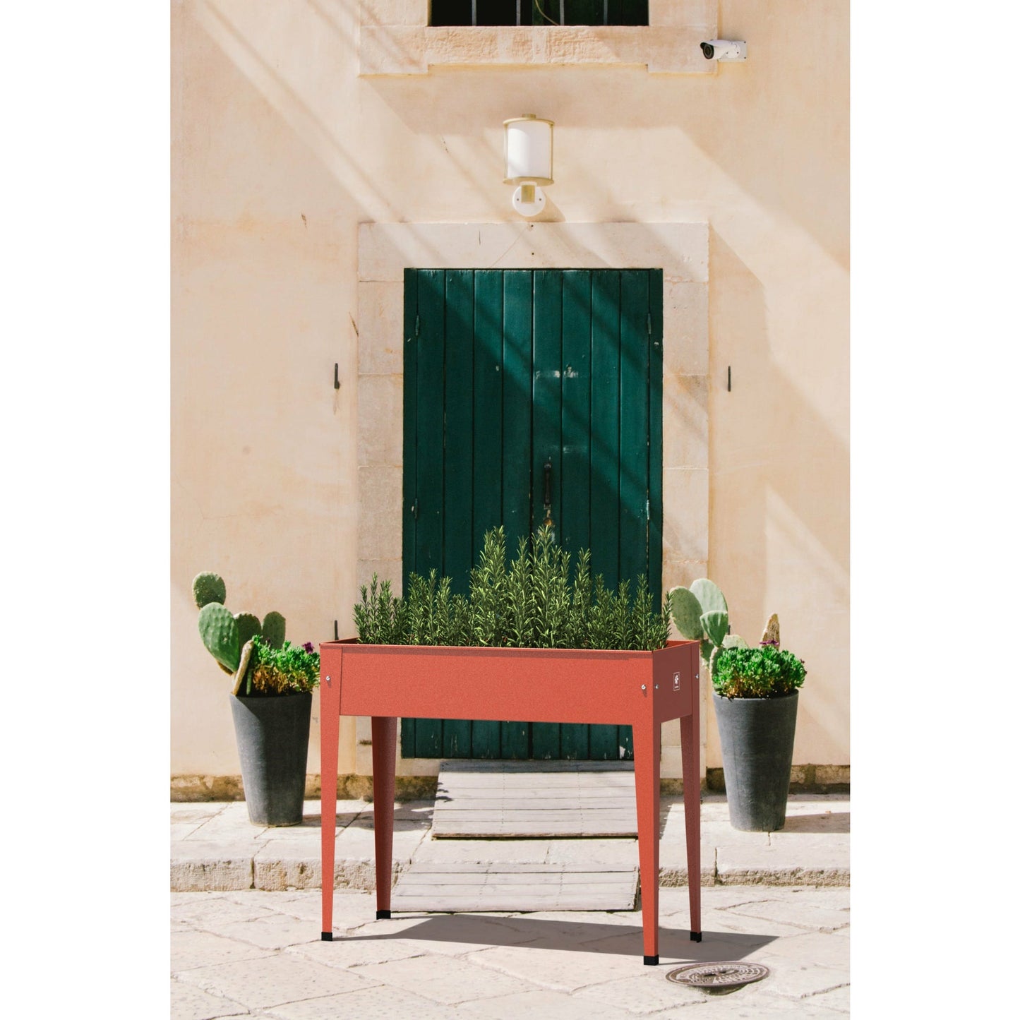 Urban Raised Planter Red