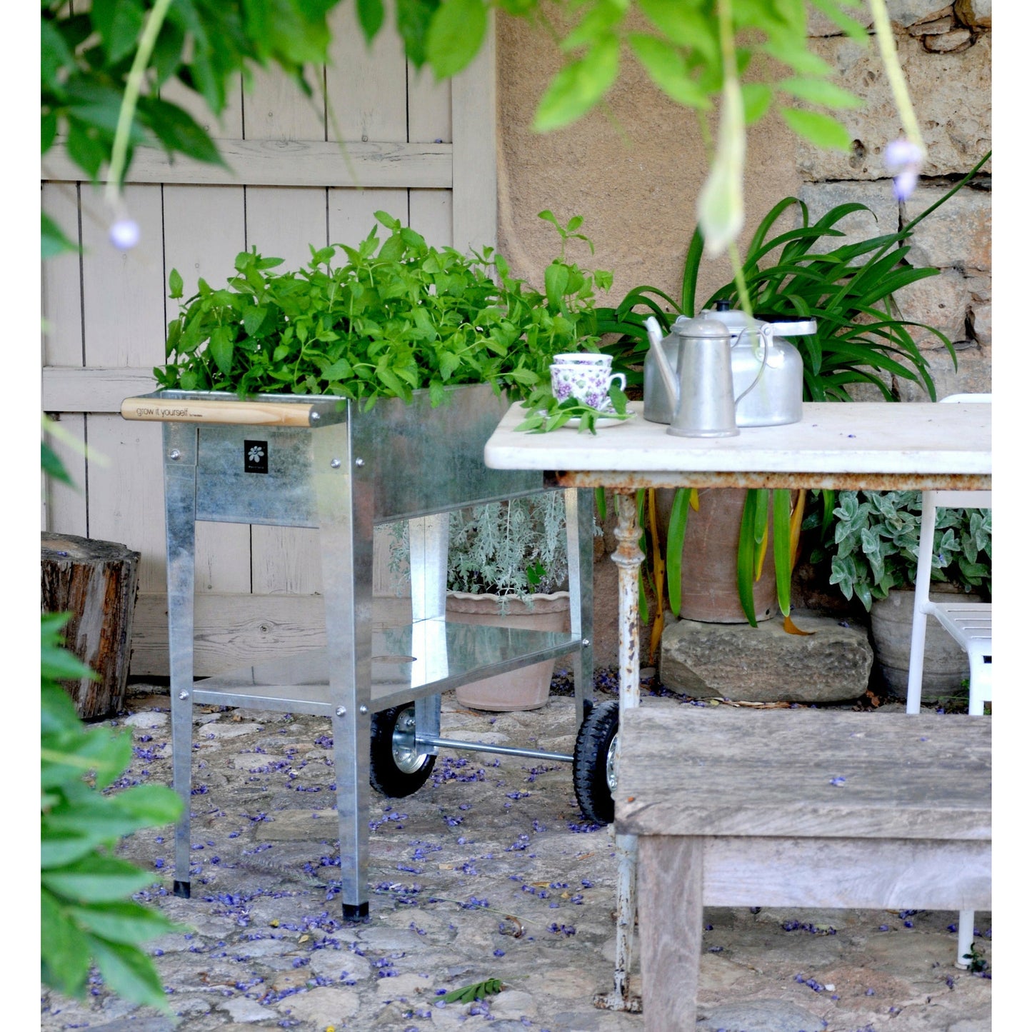 Garden Trolley Galvanized