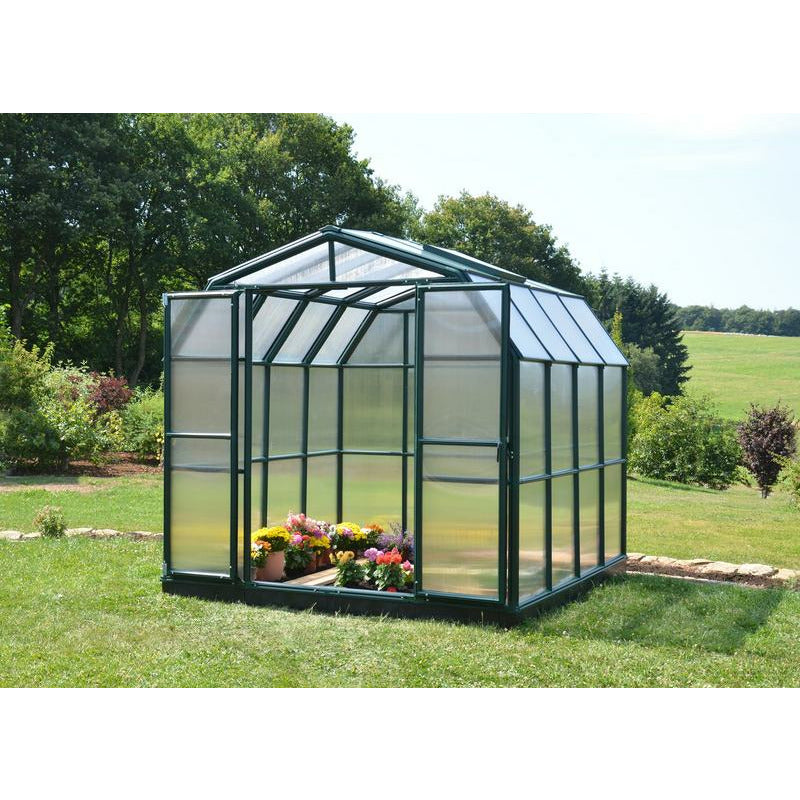 Palram - Canopia Grand Gardener 8' x 8' Greenhouse - Twin Wall
