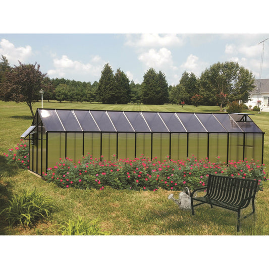 Mont Greenhouse 8FTx 24FT - Black Finish - Mojave MONT-24-BK-MOJAVE