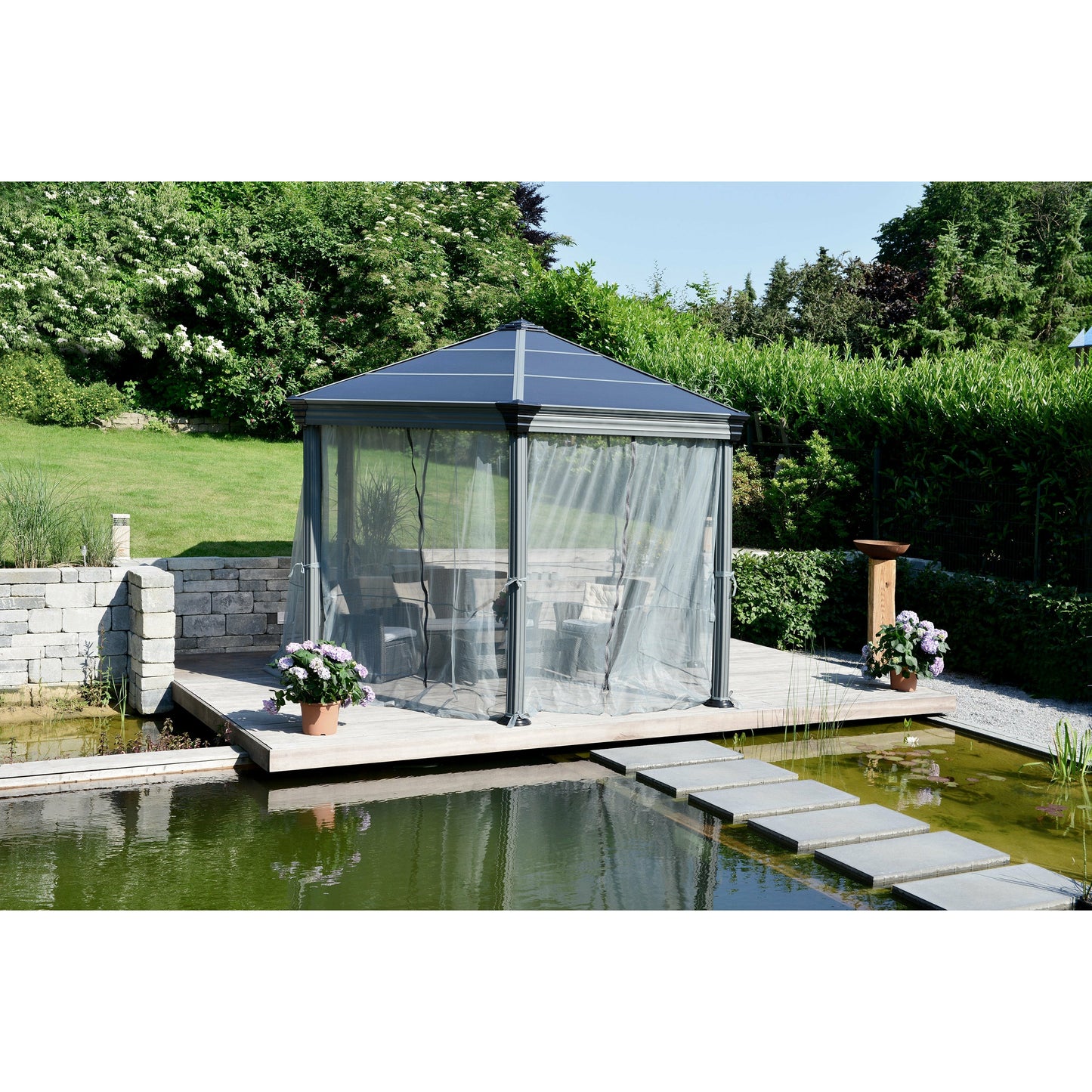 Palram Roma/Monaco Gazebo Netting set - 6 Piece