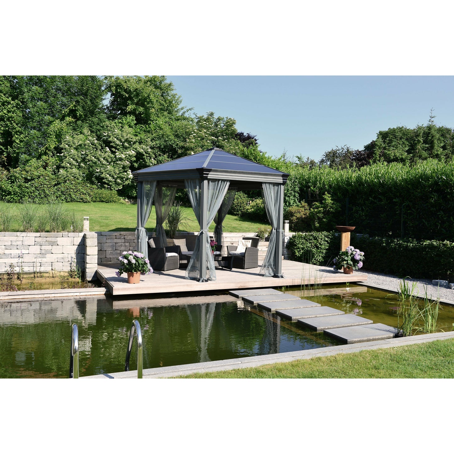 Palram Roma/Monaco Gazebo Netting set - 6 Piece