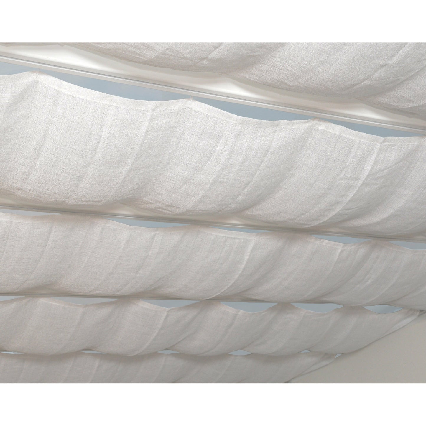 Palram Patio Cover Blinds 10' x 28' White