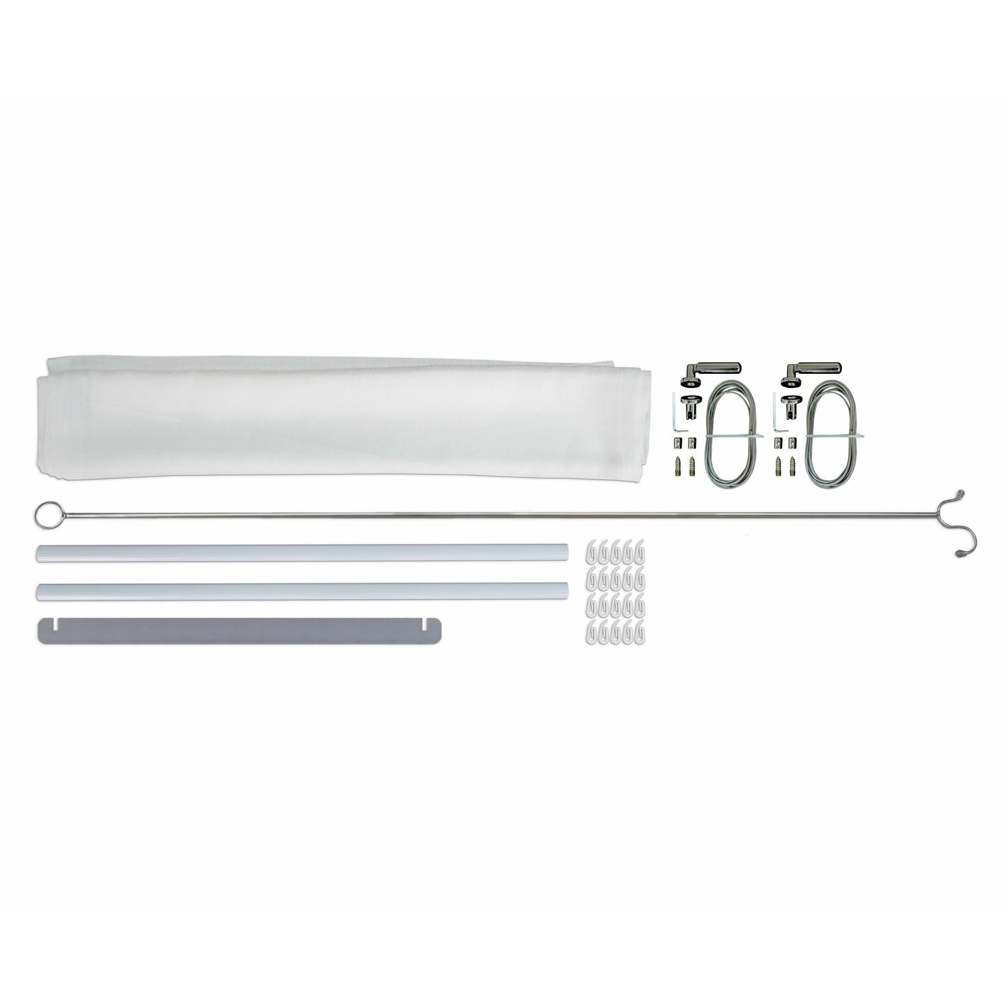 Patio Cover Blinds 10' x 24' White