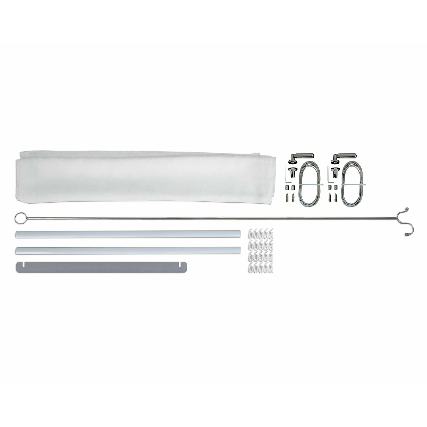 Palram Patio Cover Blinds 10' x 28' White