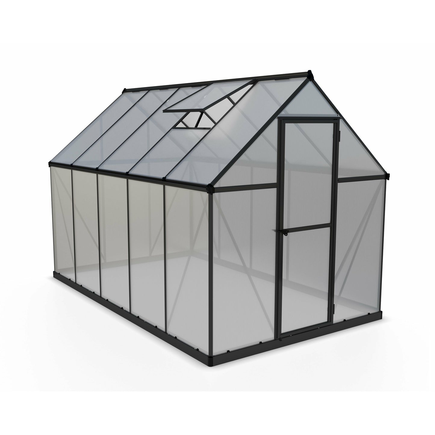 Palram Mythos 6' x 10' Greenhouse - Gray