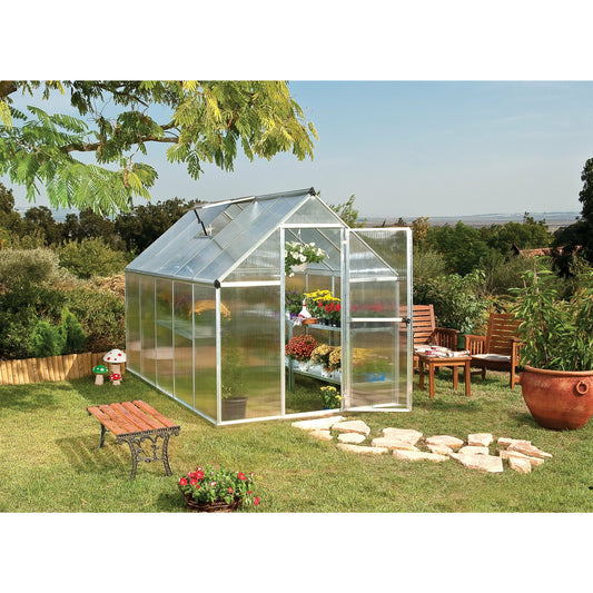 Palram Mythos 6' x 10' Greenhouse - Silver