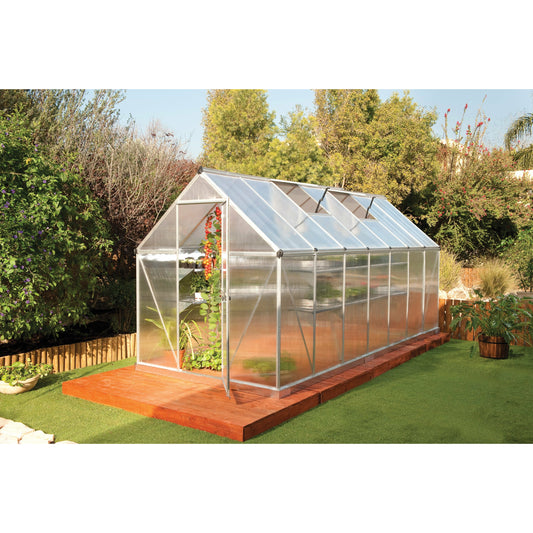 Palram Mythos 6' x 14' Greenhouse - Silver
